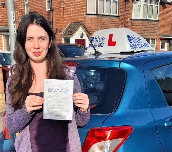 Orla McCoy passed Driving Test in Reading FIRST attempt