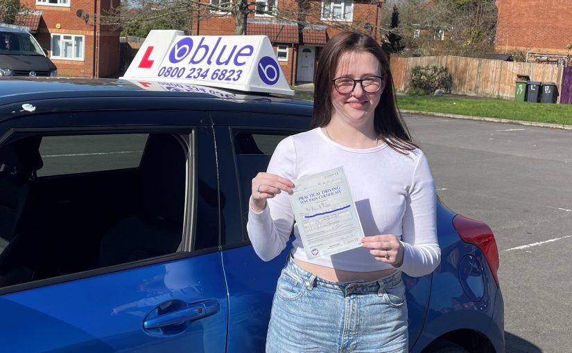 Parris de Pledge Passes Driving Test in Trowbridge