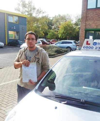 Peter-Cowlewij-passed-his-driving-test-bracknell