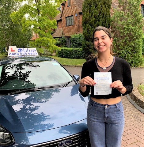 Phoebe Rahmatallah of Windsor Passed Driving Test