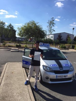 farnborough driving test for Praveen Premaratne