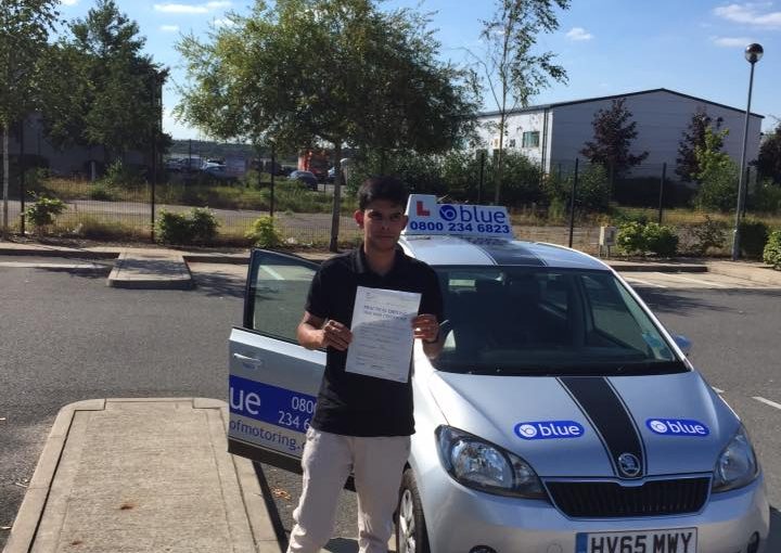 farnborough driving test for Praveen Premaratne