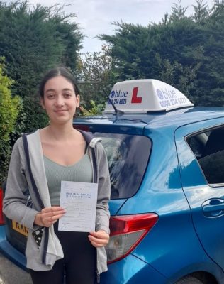 Priya Hornby from Burghfield passed Driving test in Reading