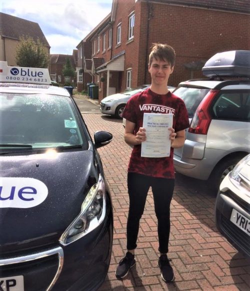 Reading Driving Lessons for Aidan Rudd-Hirst