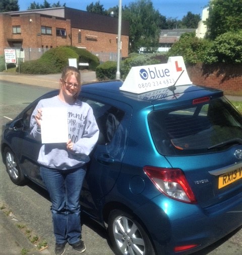 Driving test pass Siobhan Street from Reading Berkshire