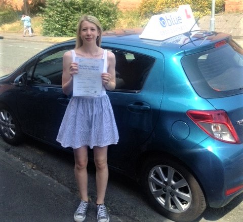 Reading Driving Test pass for Melissa Harrison of Bracknell First Time Pass