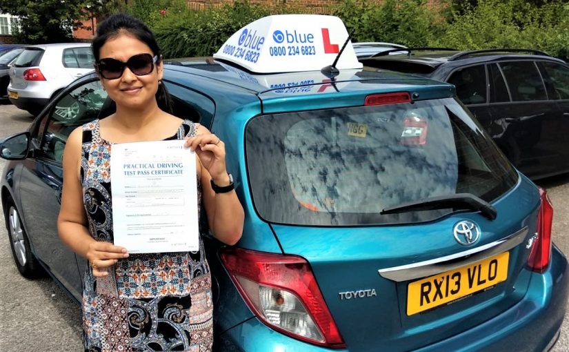 Reading Driving Test pass for Puloma Kundu