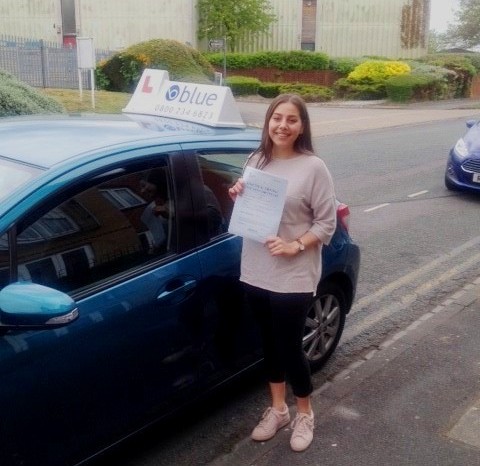 Meghan Knight from Wokingham passed driving test in Reading very 1st Attempt
