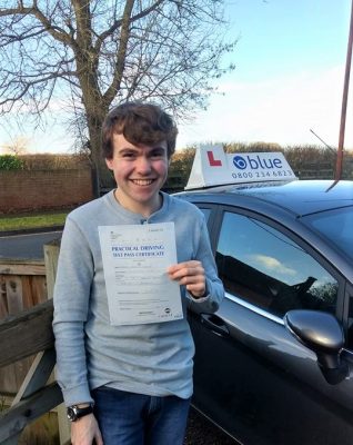 Reading Driving Test pass for Tom Langer