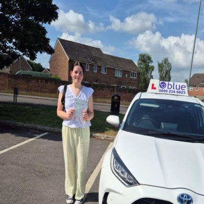 Rosie G Passed Driving Test in Trowbridge