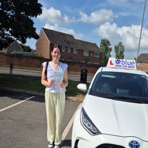 Rosie G Passed Driving Test in Trowbridge