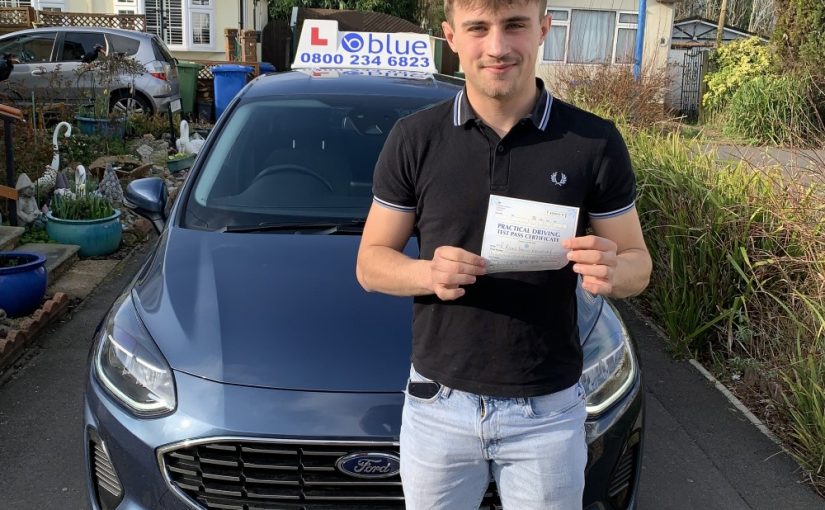 Ryan Kelleway of Winkfield Passed Practical Driving Test in Chertsey