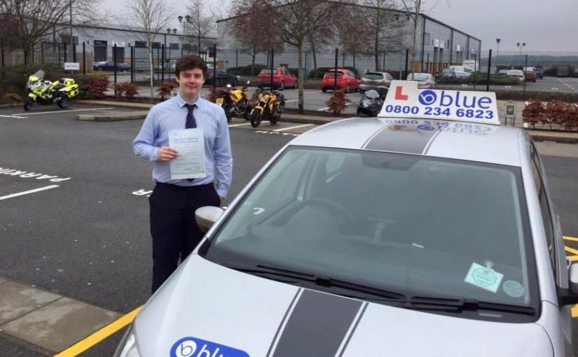 Congratulations to Sam Graham who passed his driving test in Farnborough