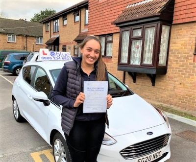 Sami Sert of Windsor Passed her Driving Test