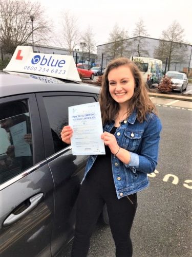 Sandhurst Driving Test pass for Katie Youster