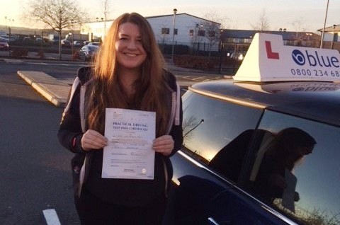 Great result for Sian Paes from Wokingham, Berkshire who passed her driving test in Farnborough on her very FIRST attempt