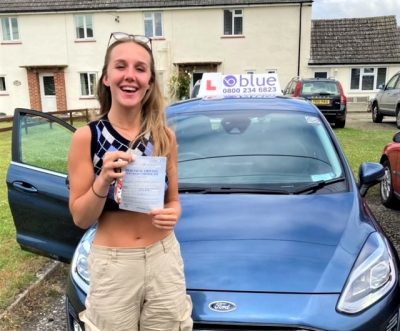 Siobhan Powell Passed her driving Test First Time in Yeovil