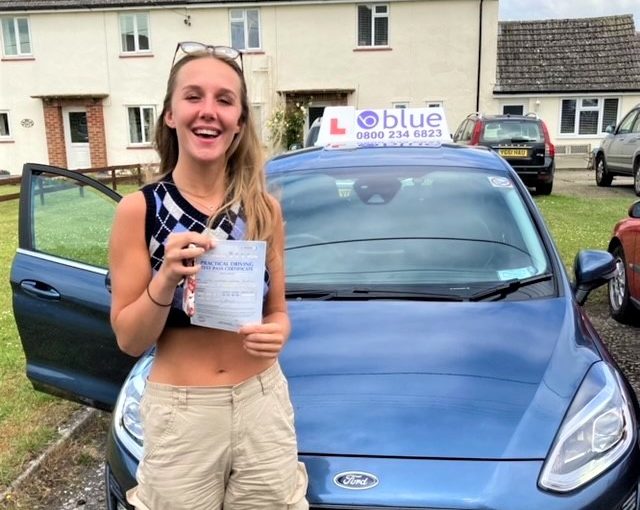 Siobhan Powell Passed her driving Test First Time in Yeovil