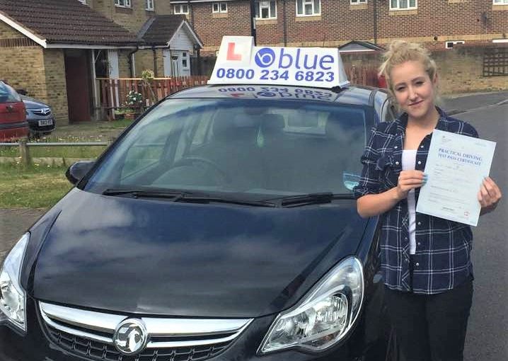 Congratulations Lanaya Coates of Slough on passing driving test first