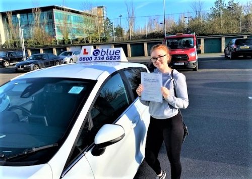 Slough Driving Test pass for Weronika Wysocka