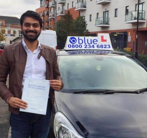 Slough Driving test pass for Farrukh