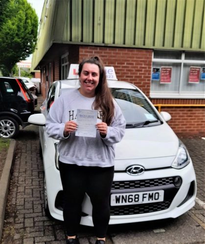 Sophie Krajniewski from Frome Passed Driving test FIRST TIME