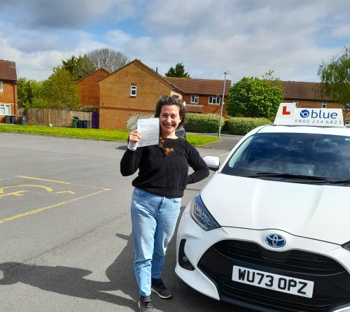 Stella Rotstein Passed Driving test in Trowbridge