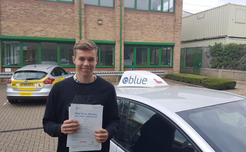 Harry Jordan, Sunninghill, Berkshire passed his driving test Very First Time