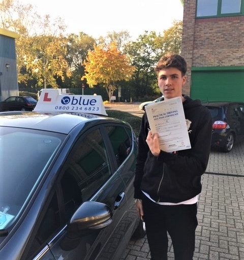 Sunninghill Driving Test pass James Wigmore