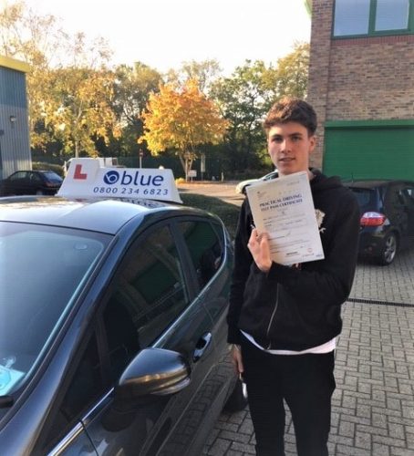 Sunninghill Driving Test pass James Wigmore
