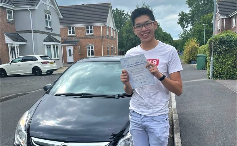 Tim Lee of Westbury passed his driving test