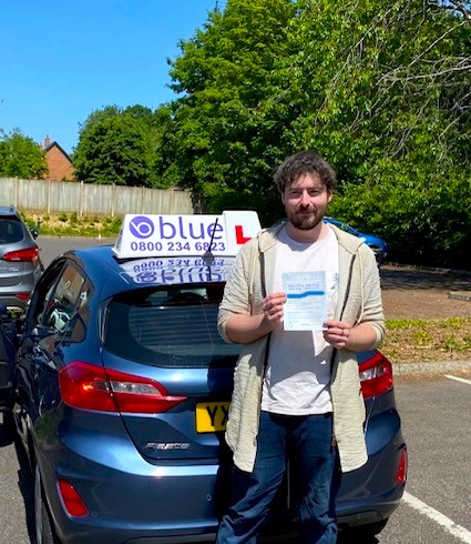 Travis S Passed Driving Test First Time in Yeovil