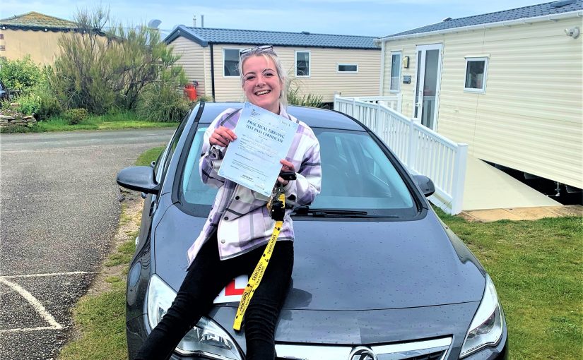 Victoria Fleming from Somerset passed Her Driving Test