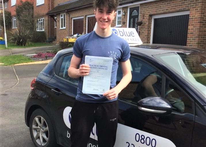 Congratulations to Robbie Wilson from Warfield on passing his driving test