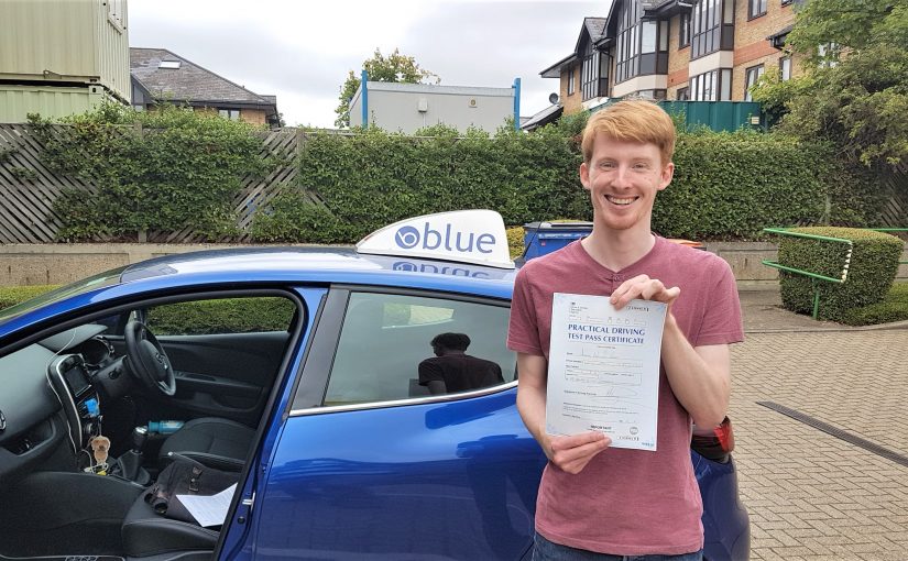 Result for Joe Veale of West End, Surrey who passed his driving test