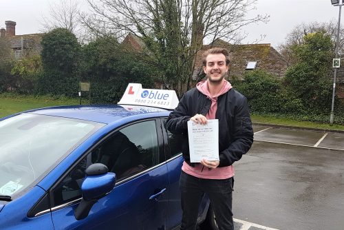 Westbury Driving Test for Harry Bradley