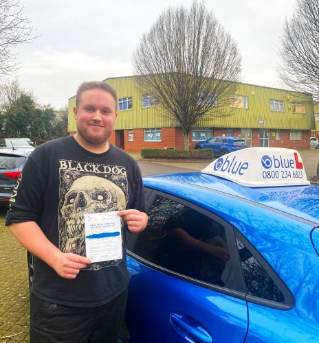 William Passed Driving Test in Chippenham