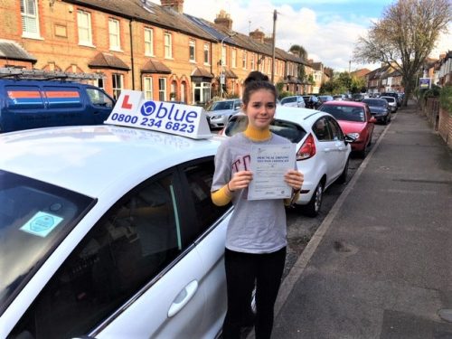 Lily Porter of Windsor Passes Driving Test