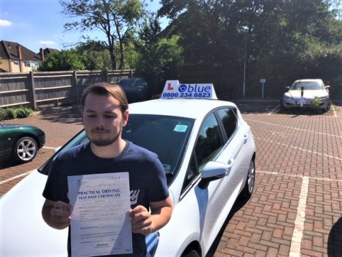 Windsor Driving Test Pass for Conner Smith