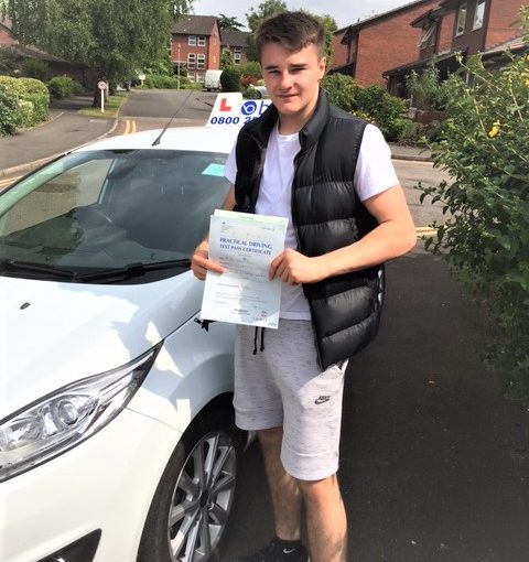 First Time Driving Test pass for Eric Curless form Windsor