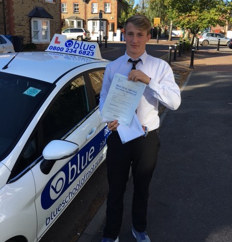 Driving Test Pass for Jamie Jarvis of Windsor