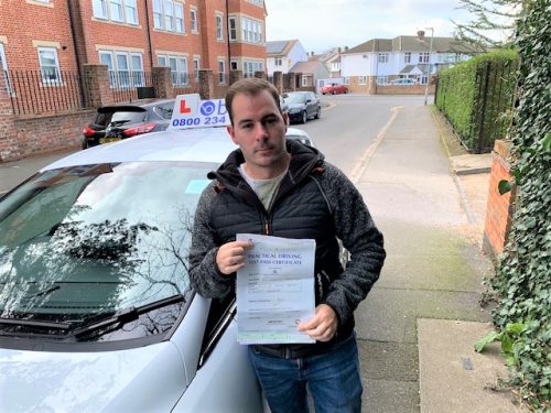 Windsor Driving Test Pass for Mark Taylor