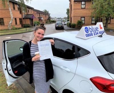 Windsor Driving Test Pass for Samantha Hayes-Brown