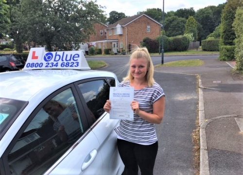 Windsor Driving Test Pass for Veanne Filkins