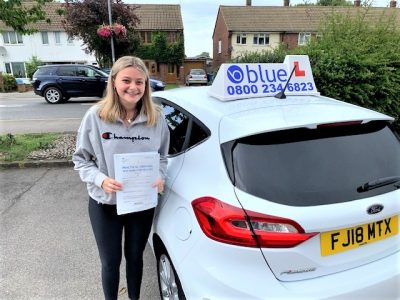 Windsor Driving Test pass for Lauren Johnson-Margetson