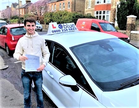 Todd Leadbitter of Holyport passed driving test in Slough