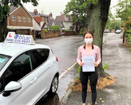 Windsor Driving Test pass for Siena Pledge