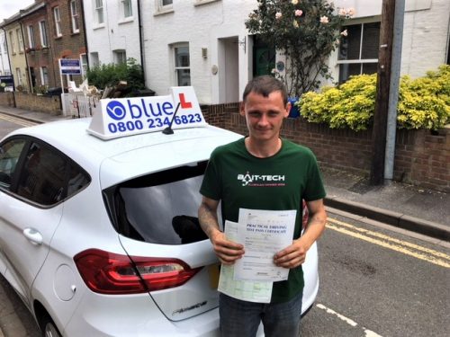 Windsor Driving Test Pass for Tim Marshall