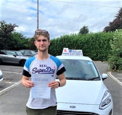 Windsor Driving test pass for Josh Frazer