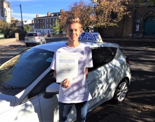 Windsor Driving test pass for Philo Brookes